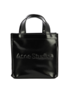 Acne Studios Womens Black Logo-embossed Mini Faux-leather Tote Bag