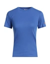 Champion Woman T-shirt Bright Blue Size Xl Cotton