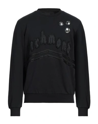 John Richmond Man Sweatshirt Black Size Xl Cotton