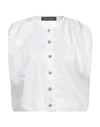 Les Bourdelles Des Garçons Woman Shirt White Size 10 Cotton