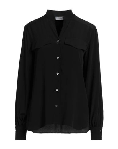 Hopper Woman Shirt Black Size 8 Acetate, Silk