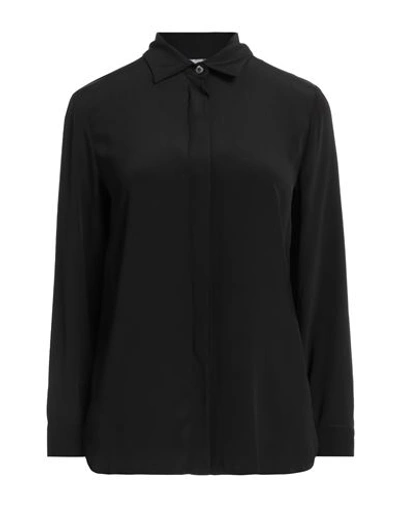 Hopper Woman Shirt Black Size 4 Acetate, Silk
