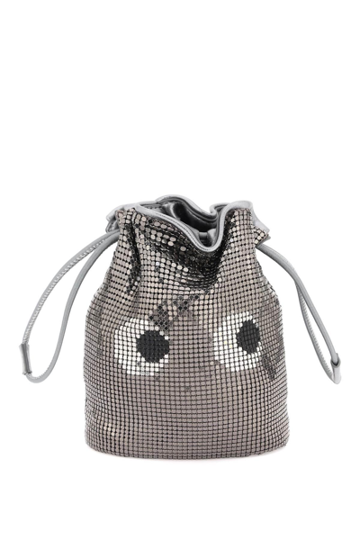 Anya Hindmarch Eyes Mesh Drawstring Pouch In Multicolor