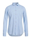 Sali & Tabacchi Man Shirt Sky Blue Size 16 ½ Cotton
