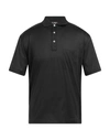 Viadeste Man Polo Shirt Black Size 40 Cotton