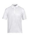 Viadeste Man Polo Shirt White Size 40 Cotton