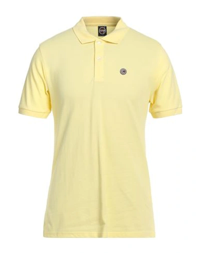 Colmar Man Polo Shirt Yellow Size L Cotton