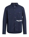 Rassvet Man Shirt Navy Blue Size Xl Polyester, Cotton