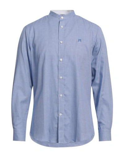 Harmont & Blaine Man Shirt Blue Size 3xl Cotton