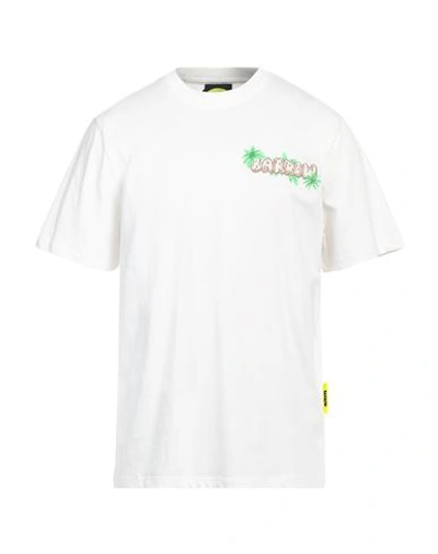 Barrow Man T-shirt Off White Size L Cotton