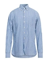 Alessandro Gherardi Man Shirt Sky Blue Size L Linen