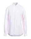 Q1 Man Shirt Light Pink Size Xl Linen