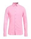 Brian Rush Man Shirt Pink Size Xxl Cotton