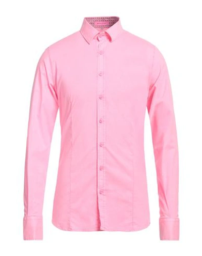 Brian Rush Man Shirt Pink Size Xxl Cotton