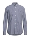 Brooksfield Man Shirt Blue Size 16 Cotton