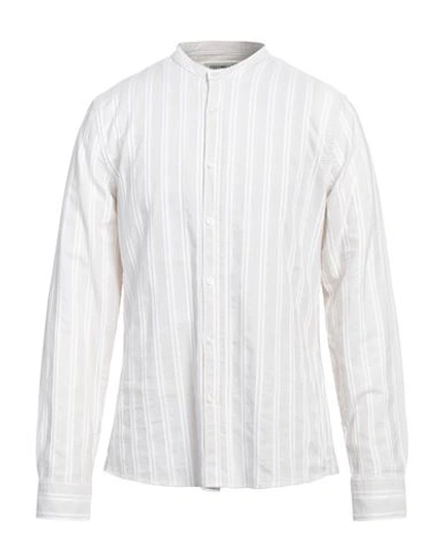 Fred Mello Man Shirt Beige Size Xl Cotton
