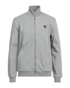 Kangol Man Sweatshirt Light Grey Size L Cotton, Polyester