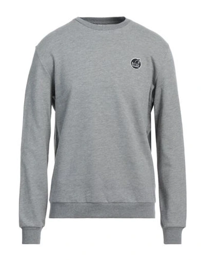 Kangol Man Sweatshirt Grey Size L Cotton, Polyester