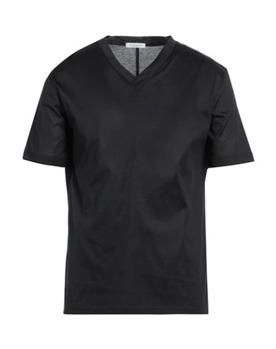 Paolo Pecora Man T-shirt Black Size Xl Cotton