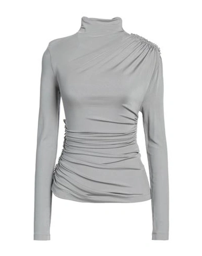 Atlein Woman Top Grey Size 6 Viscose, Elastane