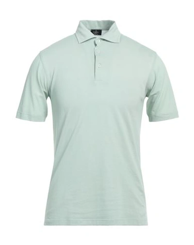 Barba Napoli Man Polo Shirt Light Green Size 46 Cotton
