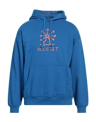 Rassvet Man Sweatshirt Blue Size M Cotton