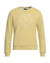 Barba Napoli Man Sweatshirt Mustard Size 46 Cotton, Polyamide In Yellow