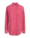 Massimo Alba Woman Shirt Magenta Size M Cotton