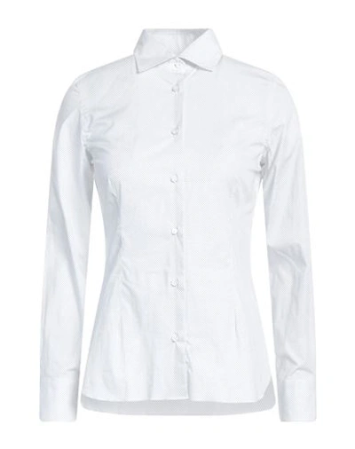 Barba Napoli Woman Shirt White Size 4 Cotton