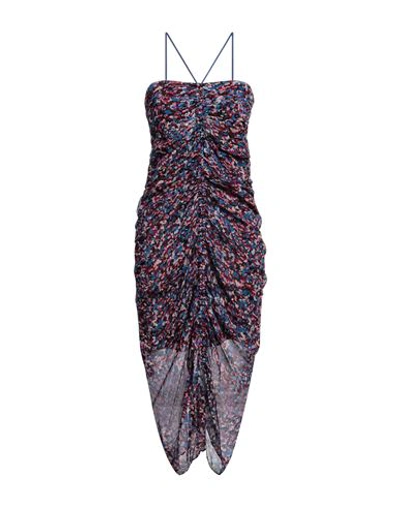 Isabel Marant Étoile Marant Étoile Woman Midi Dress Blue Size 4 Viscose In Red