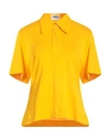 Maison Rabih Kayrouz Woman Polo Shirt Mandarin Size 6 Viscose, Elastane In Mandarin