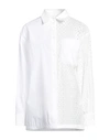 Kenzo Broderie Anglaise Cotton Shirt In White
