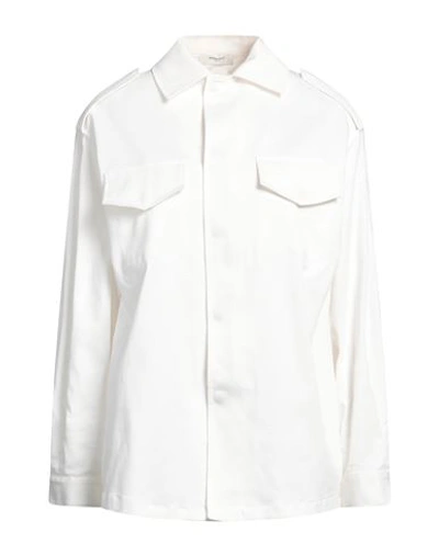 Nina 14.7 Woman Shirt White Size 8 Cotton, Elastane