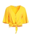 Sandro Woman Shirt Orange Size 3 Cotton In Orange