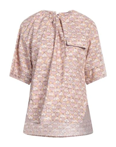 Golden Goose Woman Top Pink Size S Cotton, Silk