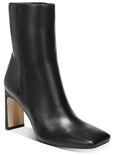 Sam Edelman Anika Womens Leather Mid-calf Boots In Black