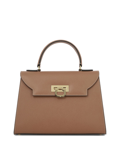 Carbotti "ivana" Handbag In Brown