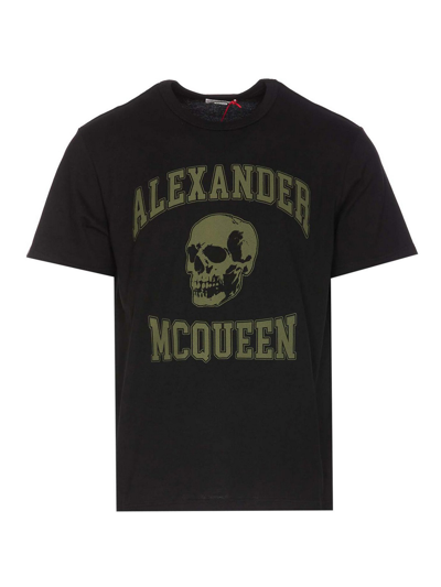 Alexander Mcqueen T-shirts In Black