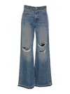 Amiri Jeans  Woman In Blue