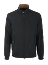 Barbour International Rectifier Bomber Jacket In Blue