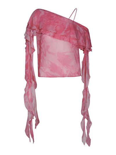 Blumarine Pink Viscose Blouse