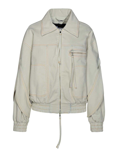 Blumarine Woman Bomber In Cream