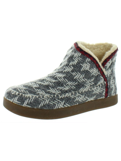 Sanuk Nice Bootah Womens Wool Blend Slip On Winter Boots In Multi