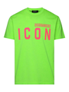 DSQUARED2 GREEN COTTON T-SHIRT