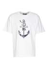 Dolce & Gabbana T-shirt With Logo In Blanco