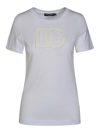 Dolce & Gabbana Cotton Crew-neck T-shirt In White