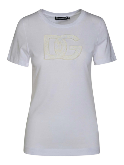 DOLCE & GABBANA CAMISETA - BLANCO