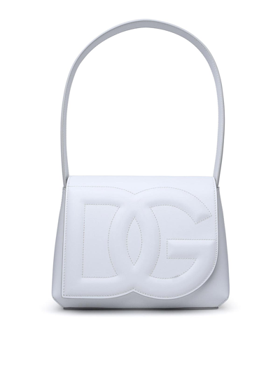Dolce & Gabbana Small Dg Logo Bag In White
