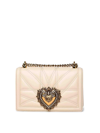 DOLCE & GABBANA BOLSA BANDOLERA - CREMA