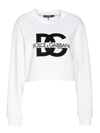 Dolce & Gabbana Logo-embroidered Pullover Sweatshirt In White